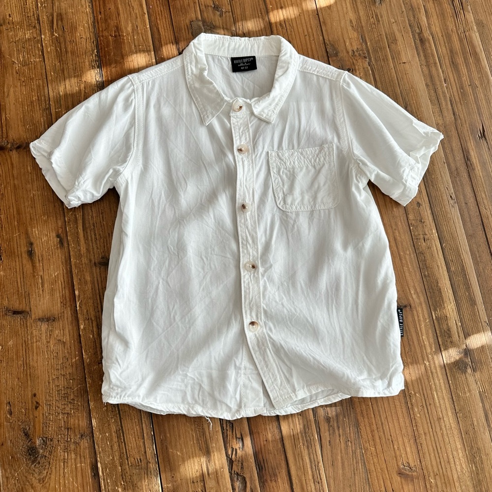 Little bipsy white button up